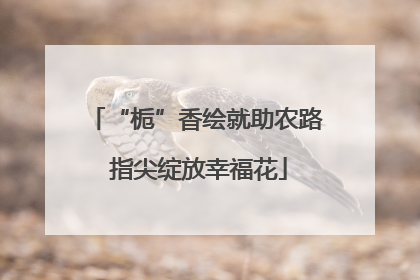 “栀”香绘就助农路 指尖绽放幸福花