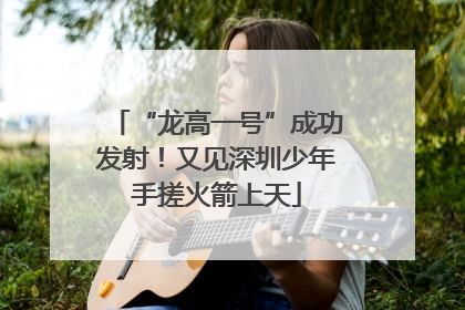 “龙高一号”成功发射！又见深圳少年手搓火箭上天