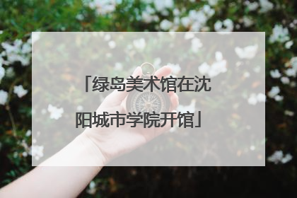 绿岛美术馆在沈阳城市学院开馆