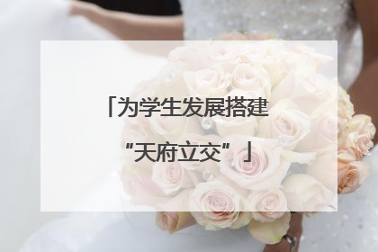 为学生发展搭建“天府立交”