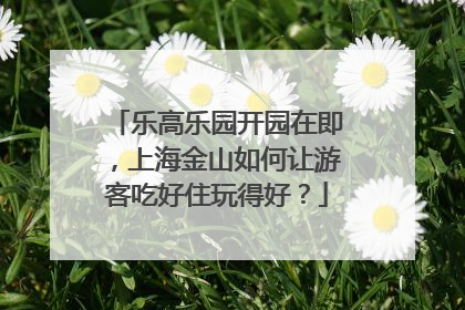 乐高乐园开园在即，上海金山如何让游客吃好住玩得好？