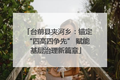 台前县夹河乡：锚定“四高四争先” 赋能基层治理新篇章