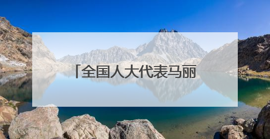 全国人大代表马丽——以司法裁判为引领做实定分止争