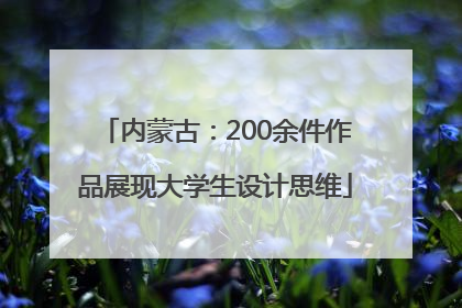 内蒙古：200余件作品展现大学生设计思维