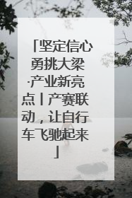 坚定信心 勇挑大梁·产业新亮点丨产赛联动，让自行车飞驰起来