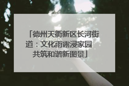 德州天衢新区长河街道：文化雨露浸家园 共筑和谐新图景