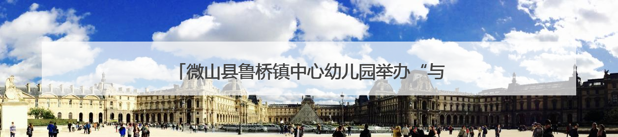 微山县鲁桥镇中心幼儿园举办“与‘粽’不同的六一”双节主题活动
