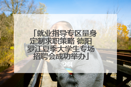 就业指导专区量身定制求职策略 德阳罗江夏季大学生专场招聘会成功举办