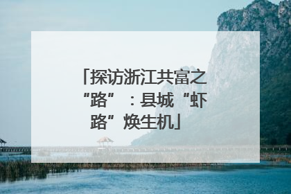 探访浙江共富之“路”：县城“虾路”焕生机