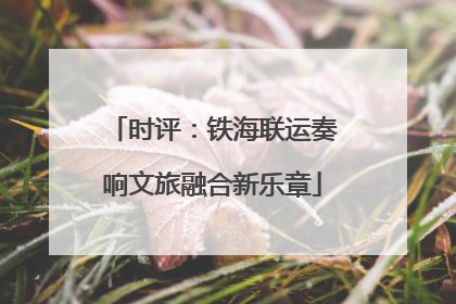 时评：铁海联运奏响文旅融合新乐章