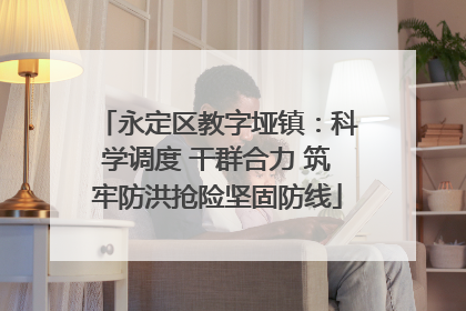 永定区教字垭镇：科学调度 干群合力 筑牢防洪抢险坚固防线