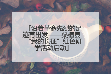 沿着革命先烈的足迹再出发——桑植县“我的长征”红色研学活动启动