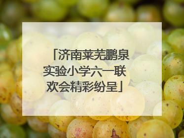 济南莱芜鹏泉实验小学六一联欢会精彩纷呈