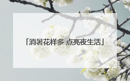 消暑花样多 点亮夜生活