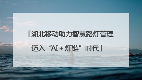 湖北移动助力智慧路灯管理迈入“AI＋灯链”时代