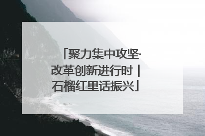 聚力集中攻坚·改革创新进行时｜石榴红里话振兴