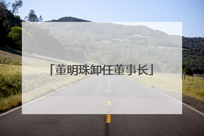 董明珠卸任董事长
