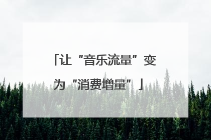 让“音乐流量”变为“消费增量”