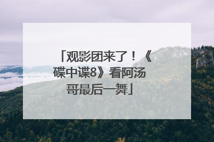 观影团来了！《碟中谍8》看阿汤哥最后一舞