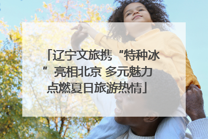 辽宁文旅携“特种冰”亮相北京 多元魅力点燃夏日旅游热情