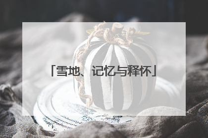 雪地、记忆与释怀