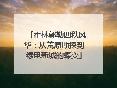 霍林郭勒四秩风华：从荒原勘探到绿电新城的蝶变