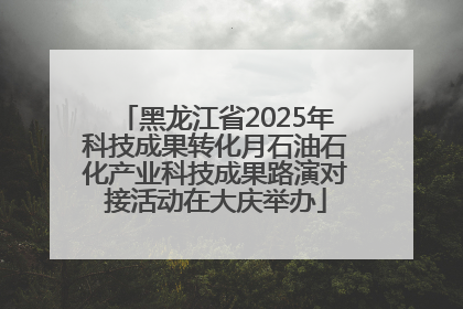 黑龙江省2025年科技成果转化月石油石化产业科技成果路演对接活动在大庆举办