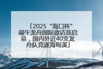 2025“海口杯”端午龙舟国际邀请赛启幕，国内外近40支龙舟队竞逐海甸溪