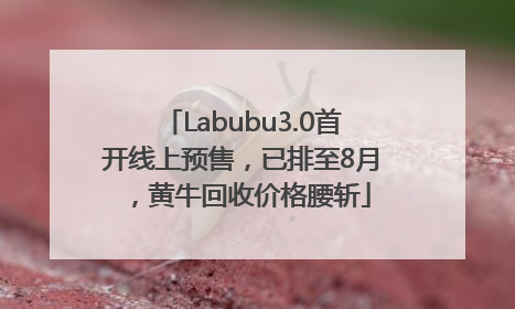 Labubu3.0首开线上预售，已排至8月，黄牛回收价格腰斩